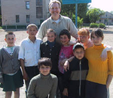 Children at the Melitopol Orphanage in June 2004 (Click for full size image)